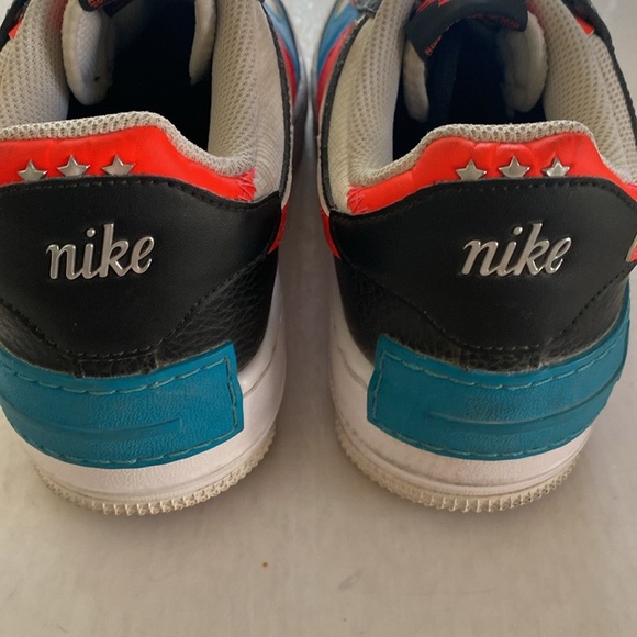 Nike AF1 Shadow Stars DD9794-001 Women’s Black/Bright Crimson Sneakers Size 8 - Picture 8 of 12